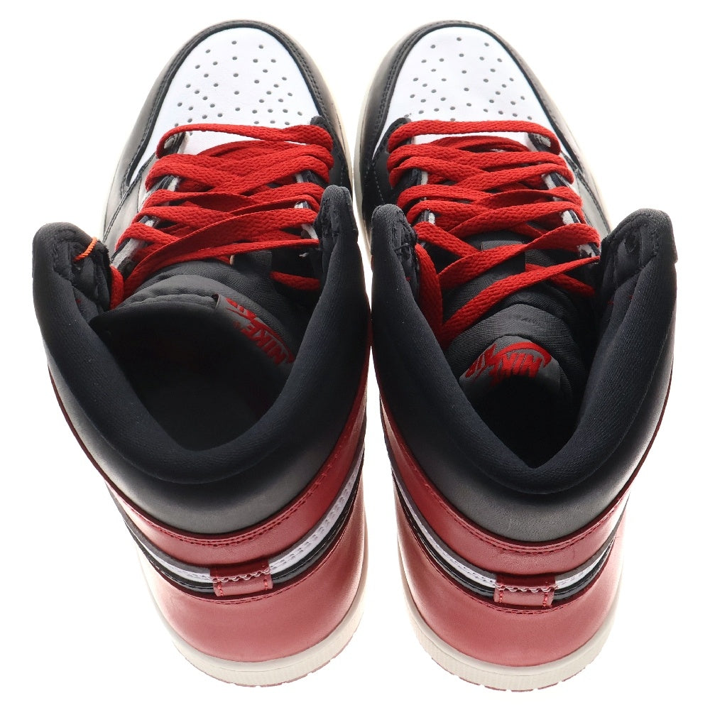NIKE(ナイキ) AIR JORDAN 1 RETRO HIGH OG DZ5485-106 エアジョーダン1 レトロ ブラックトゥリイマジンドハイカットスニーカー ホワイト/ブラック/レッド US8.5/26.5cm