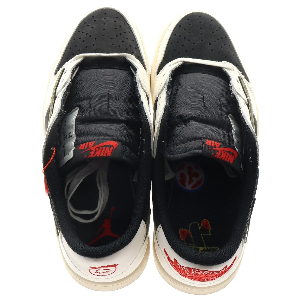 NIKE(ナイキ) ナイキ ×トラヴィススコット メンズ エアジョーダン1 ローカットスニーカー シューズ US9.5/26.5cm DZ4137-106