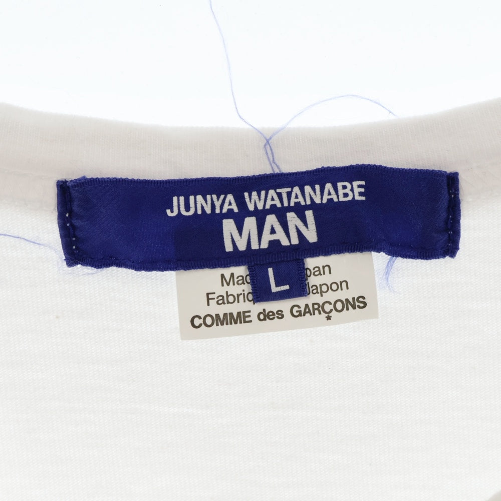 JUNYA WATANABE COMME des GARCONS(ジュンヤワタナベ コムデギャルソン) 24SS SCORPIONS スコーピオンズ 半袖Tシャツ カットソー ホワイト WM-T018