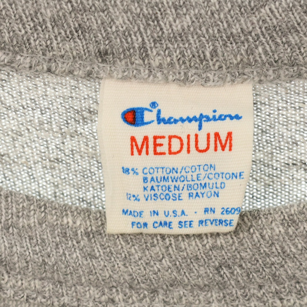 CHAMPION(チャンピオン) 80s トリコタグ HARVARD コットン半袖Tシャツ グレー