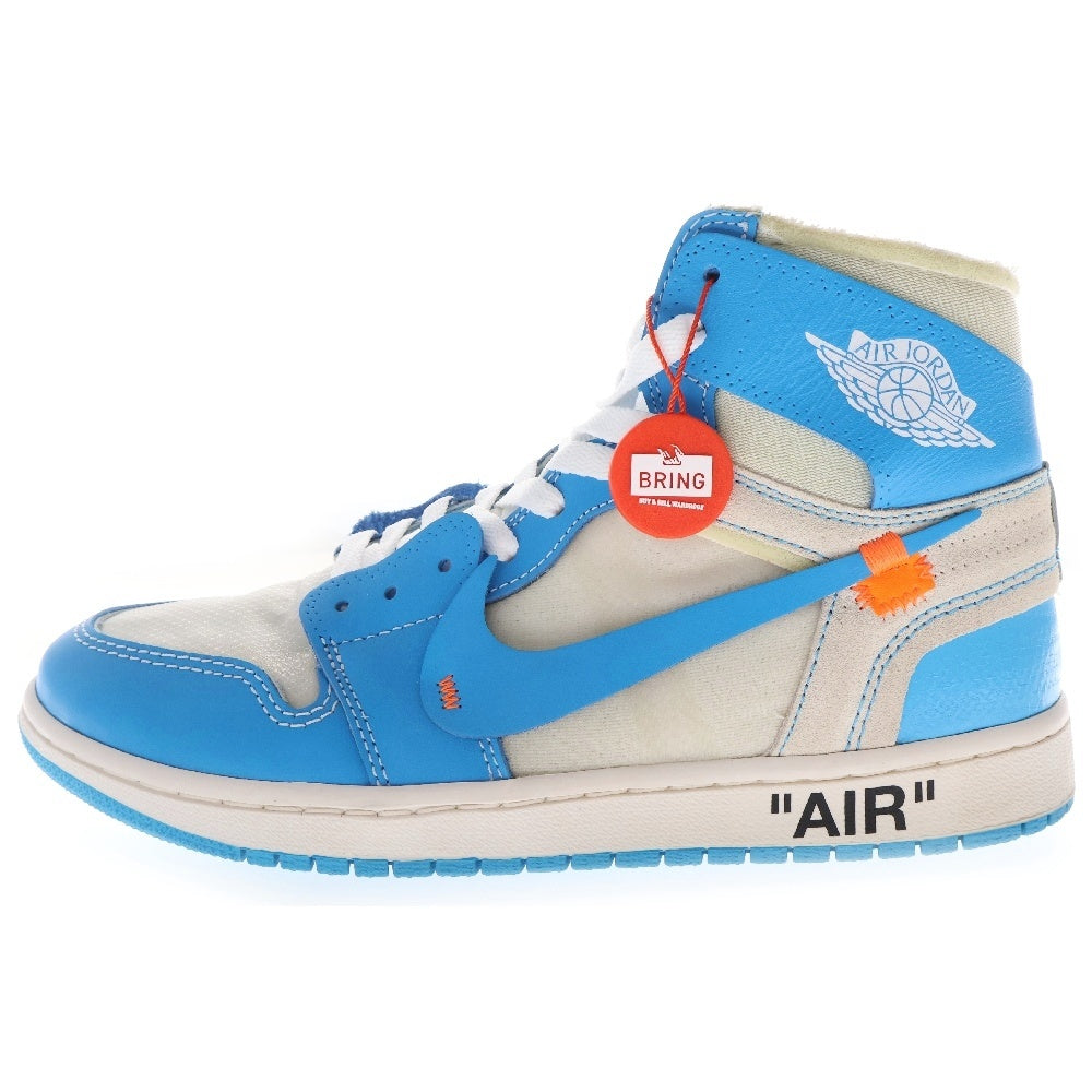NIKE(ナイキ) ×OFF-WHITE AIR JORDAN 1 POWDER BLUE UNC AQ0818