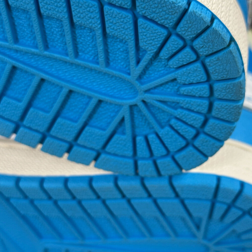 NIKE(ナイキ) ×OFF-WHITE AIR JORDAN 1 POWDER BLUE UNC AQ0818-148 オフホワイト エアジョーダン1 パウダーブルー ハイカットスニーカー US9.5/27.5cm ホワイト/ブルー
