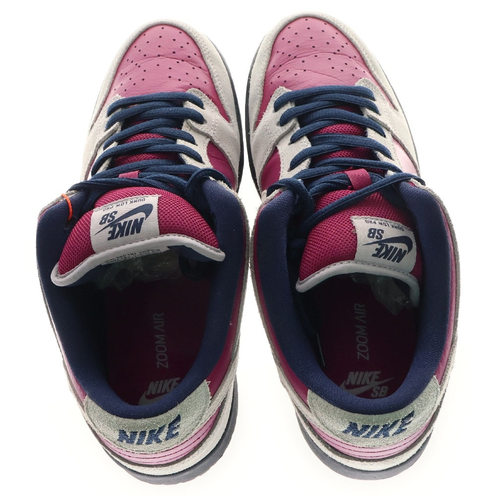 NIKE SB(ナイキエスビー) SB DUNK LOW PRO BQ6817-001 ダンク ローカットスニーカー アトモスフィアグレー US10/28cm グレー/パープル