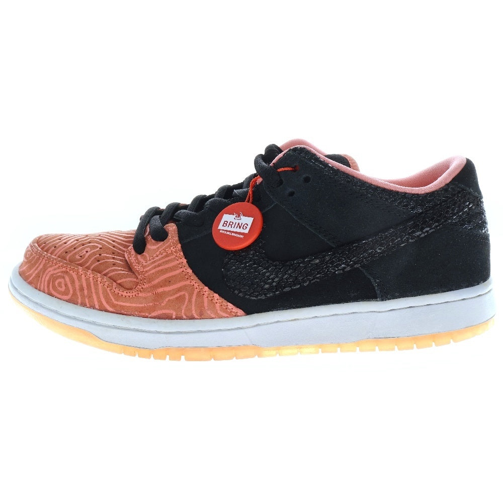 NIKE SB(ナイキエスビー) DUNK LOW PREMIUM SB SALMON 313170-603 ダンク サーモン ローカットスニーカー US10/28cm ブラック/ピンク