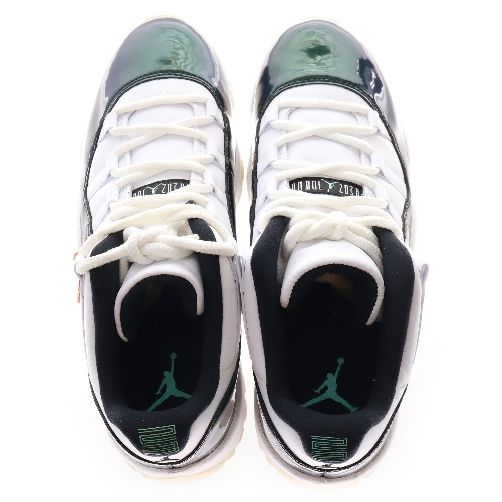 NIKE(ナイキ) AIR JORDAN 11 RETRO LOW EASTER エアジョーダン11 イースター ローカットスニーカー US10.5/28.5cm ホワイト/グリーン