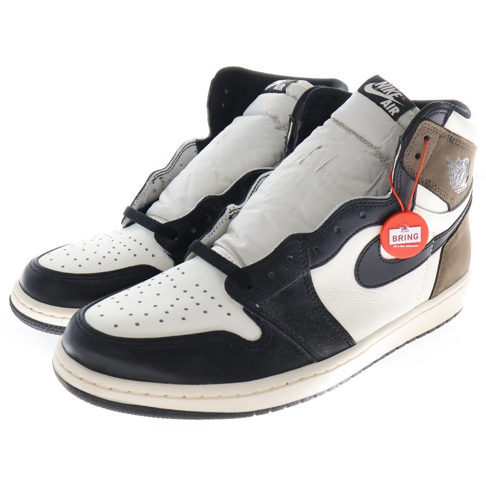 NIKE(ナイキ) AIR JORDAN 1 RETRO HIGH OG DARK MOCHA 555088-105 エアジョーダン1 ダークモカ ハイカットスニーカー ブラック/ブラウン US12/30cm
