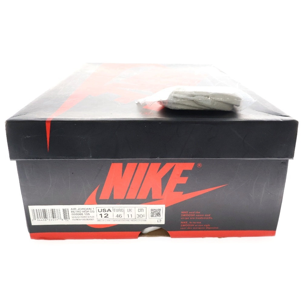 NIKE(ナイキ) AIR JORDAN 1 RETRO HIGH OG DARK MOCHA 555088-105 エアジョーダン1 ダークモカ ハイカットスニーカー ブラック/ブラウン US12/30cm