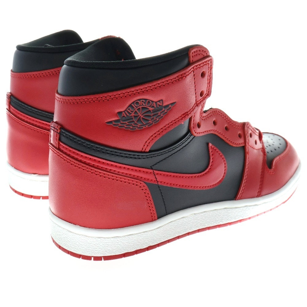 NIKE(ナイキ) AIR JORDAN 1 HIGH 85 VARSITY RED エアジョーダン 1 ハイ 85 バーシティレッド ハイカットスニーカー ブラック/レッド BQ4422-600 US9.5/27.5cm