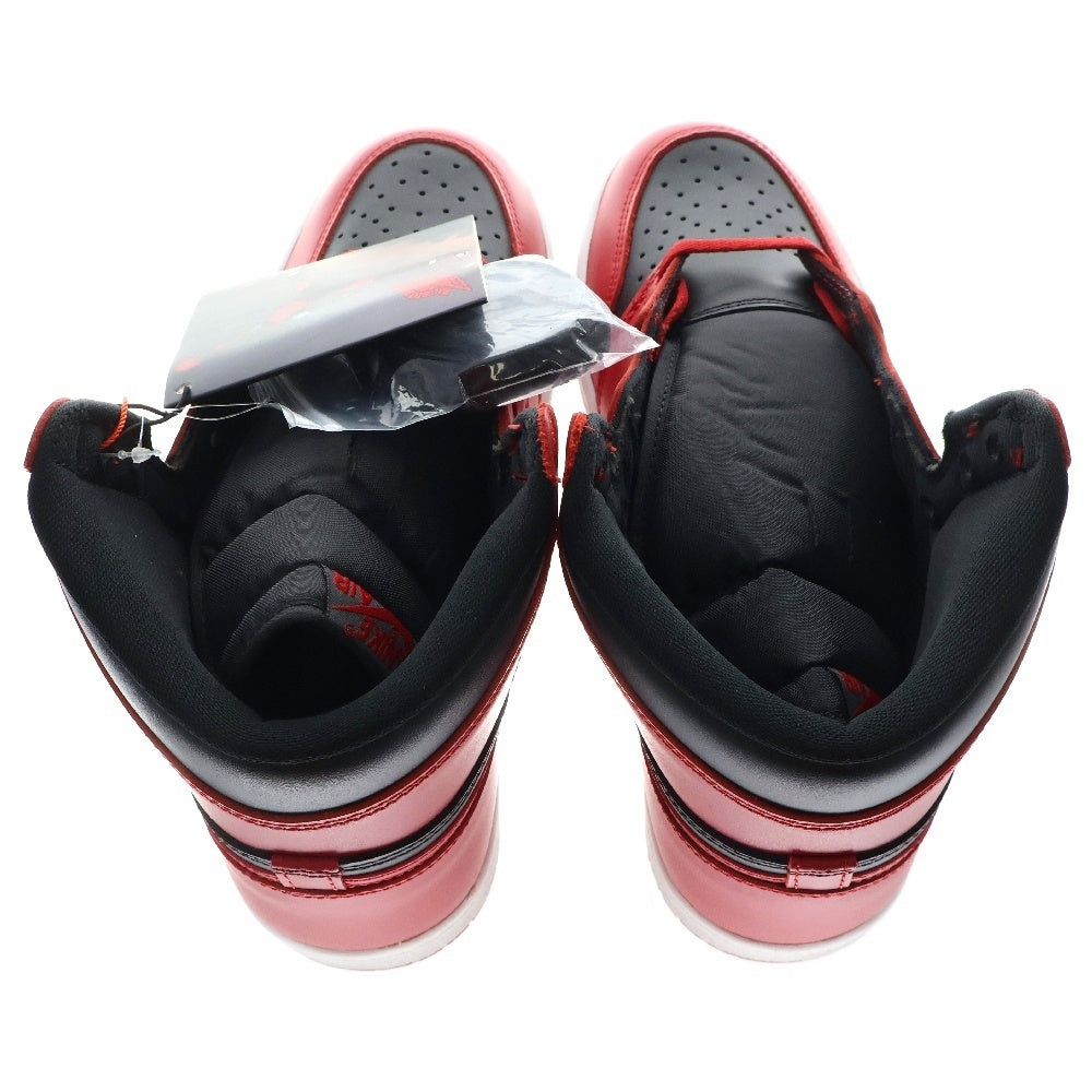 NIKE(ナイキ) AIR JORDAN 1 HIGH 85 VARSITY RED エアジョーダン 1 ハイ 85 バーシティレッド ハイカットスニーカー ブラック/レッド BQ4422-600 US9.5/27.5cm