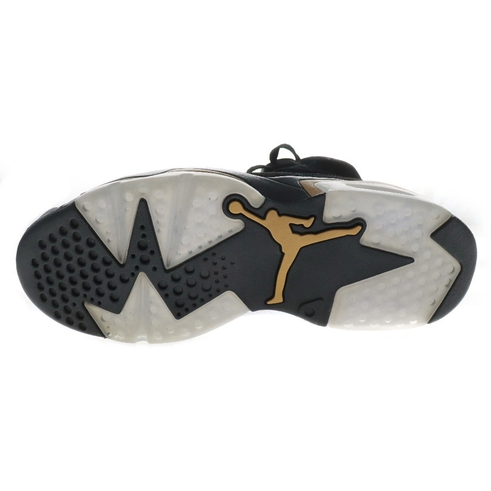 NIKE(ナイキ) AIR JORDAN 6 RETRO DMP CT4954-007 エアジョーダン6 ハイカットスニーカー US9/27cm ブラック/ゴールド