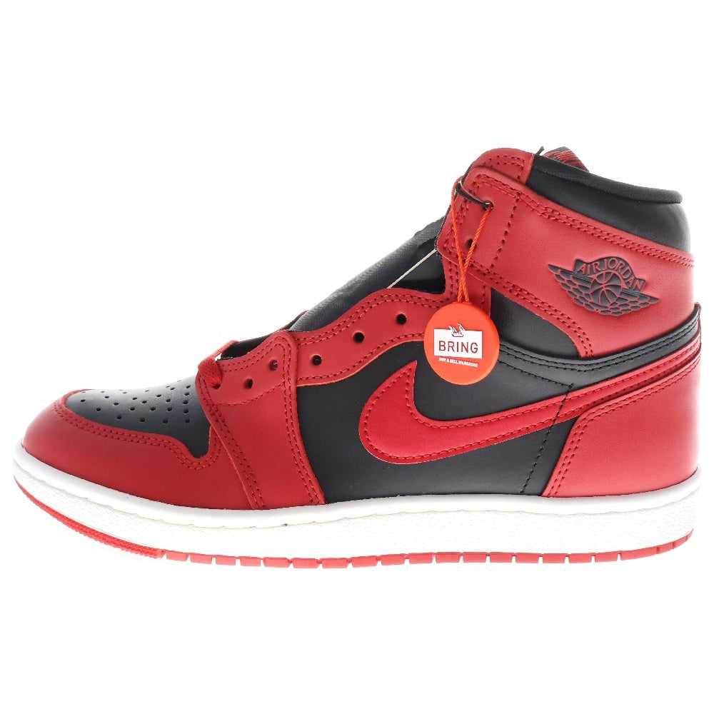 NIKE(ナイキ) AIR JORDAN 1 HIGH 85 VARSITY RED エアジョーダン 1 ハイ 85 バーシティレッド ハイカットスニーカー ブラック/レッド BQ4422-600 US9.5/27.5cm