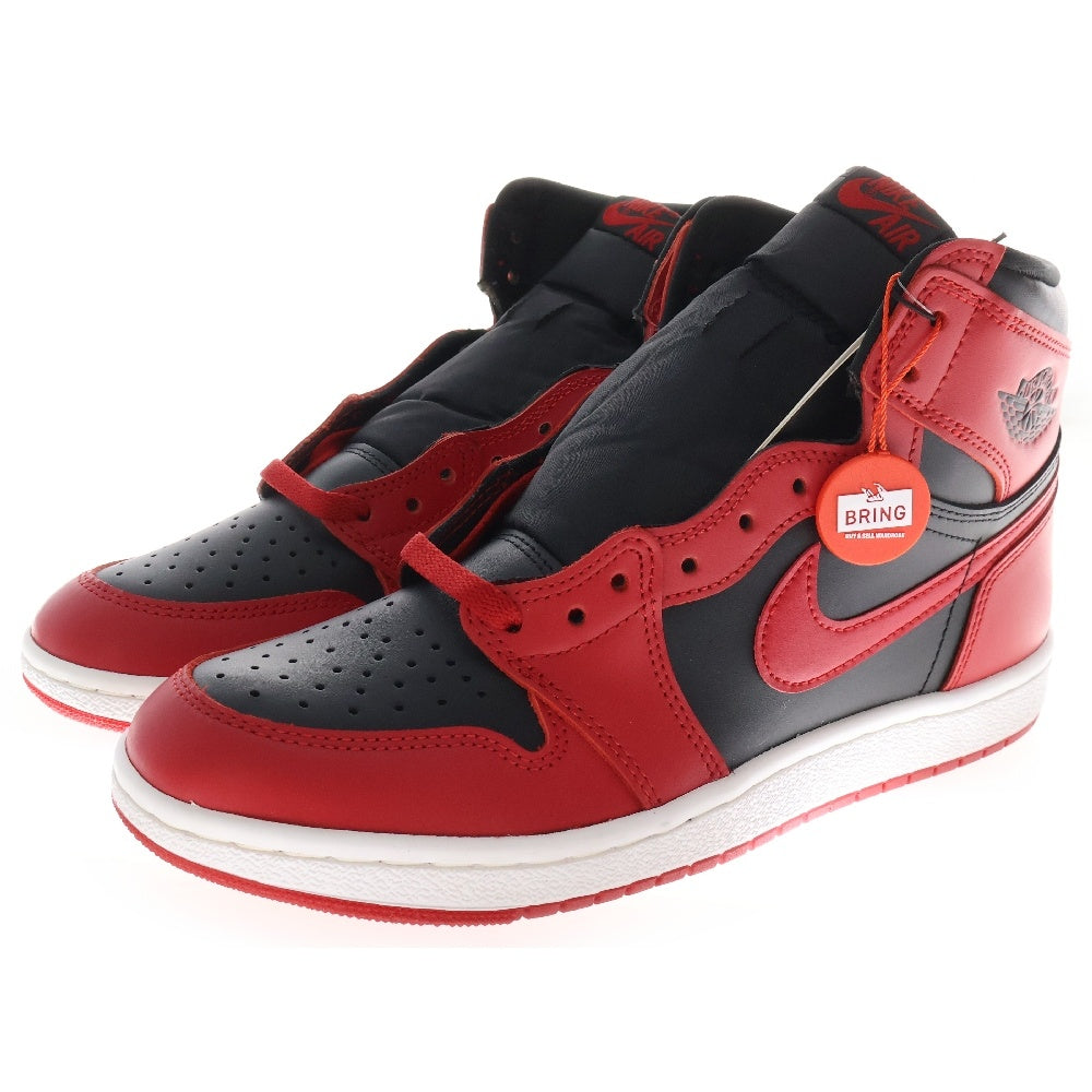 NIKE(ナイキ) AIR JORDAN 1 HIGH 85 VARSITY RED エアジョーダン 1 ハイ 85 バーシティレッド ハイカットスニーカー ブラック/レッド BQ4422-600 US9.5/27.5cm