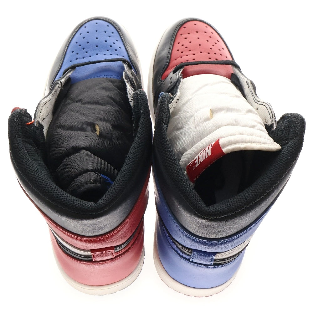 NIKE(ナイキ) AIR JORDAN 1 RETRO HIGH OG TOP 3 555088-026 エアジョーダン1 トップ3 ハイカットスニーカー レッド/ブラック/ブルー US10/28cm