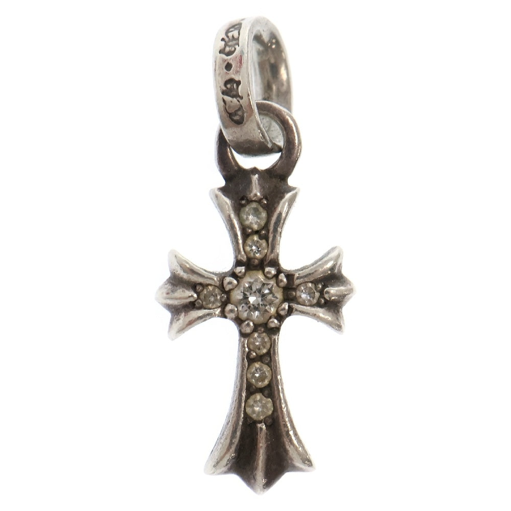 CHROME HEARTS(クロムハーツ) CRS BBYFAT P DMND ベイビーファット PAVEダイヤ ペンダントトップ シルバー BCA234