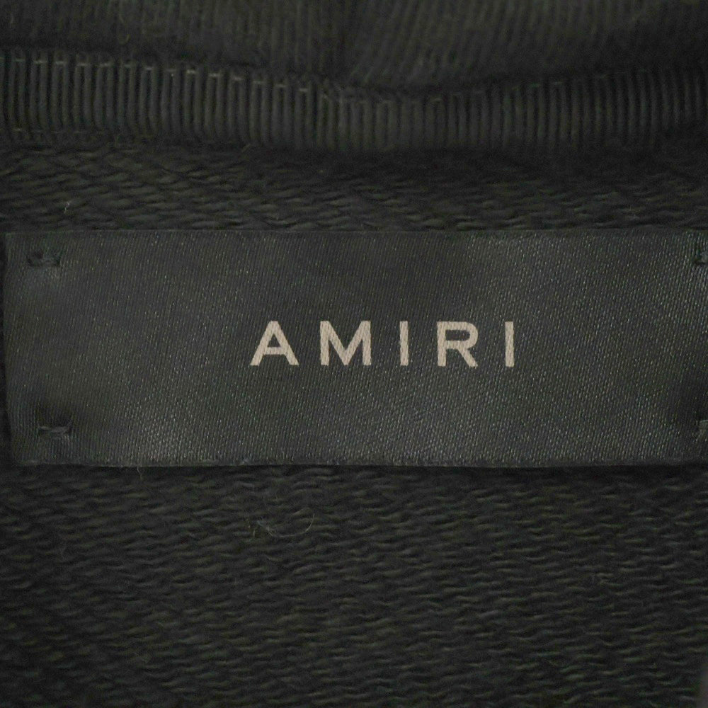 AMIRI(アミリ) Preemo Logo Hoodie プリーモロゴフーディー プルオーバーパーカー ブラック SRAW23MJG012SMRCST0