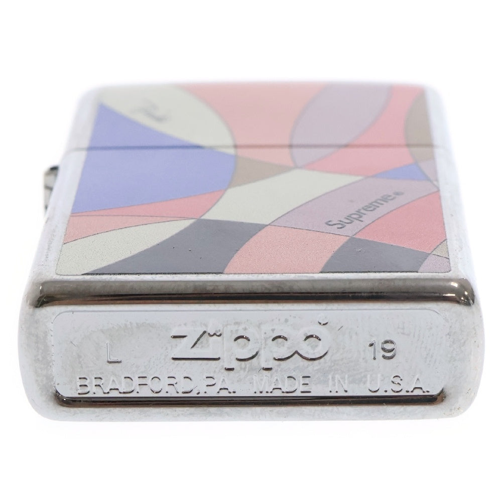 SUPREME(シュプリーム) 21SS x Emilio Pucci Zippo Dusty Pink エミリオプッチ ジッポ ライター マルチカラー