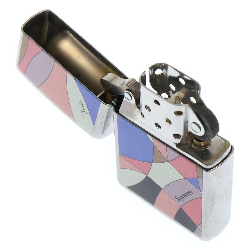 SUPREME(シュプリーム) 21SS x Emilio Pucci Zippo Dusty Pink エミリオプッチ ジッポ ライター マルチカラー