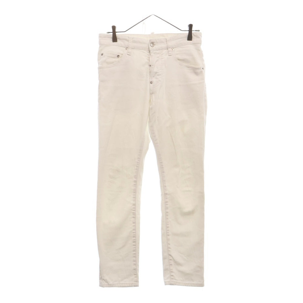 DSQUARED2(ディースクエアード) 17SS SKATER JEAN スケータージーン スキニーデニムパンツ ホワイト S74LB0128