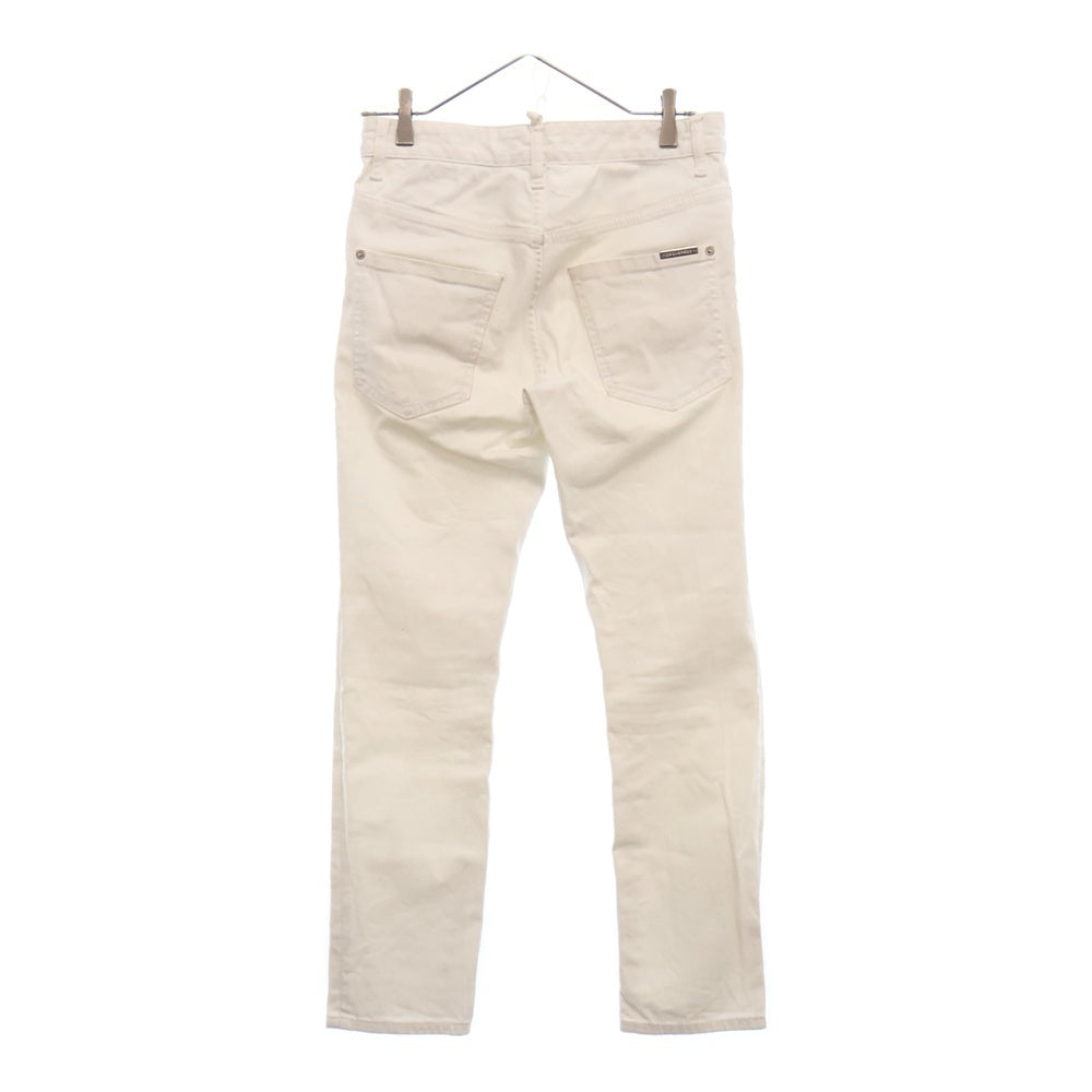 DSQUARED2(ディースクエアード) 17SS SKATER JEAN スケータージーン スキニーデニムパンツ ホワイト S74LB0128