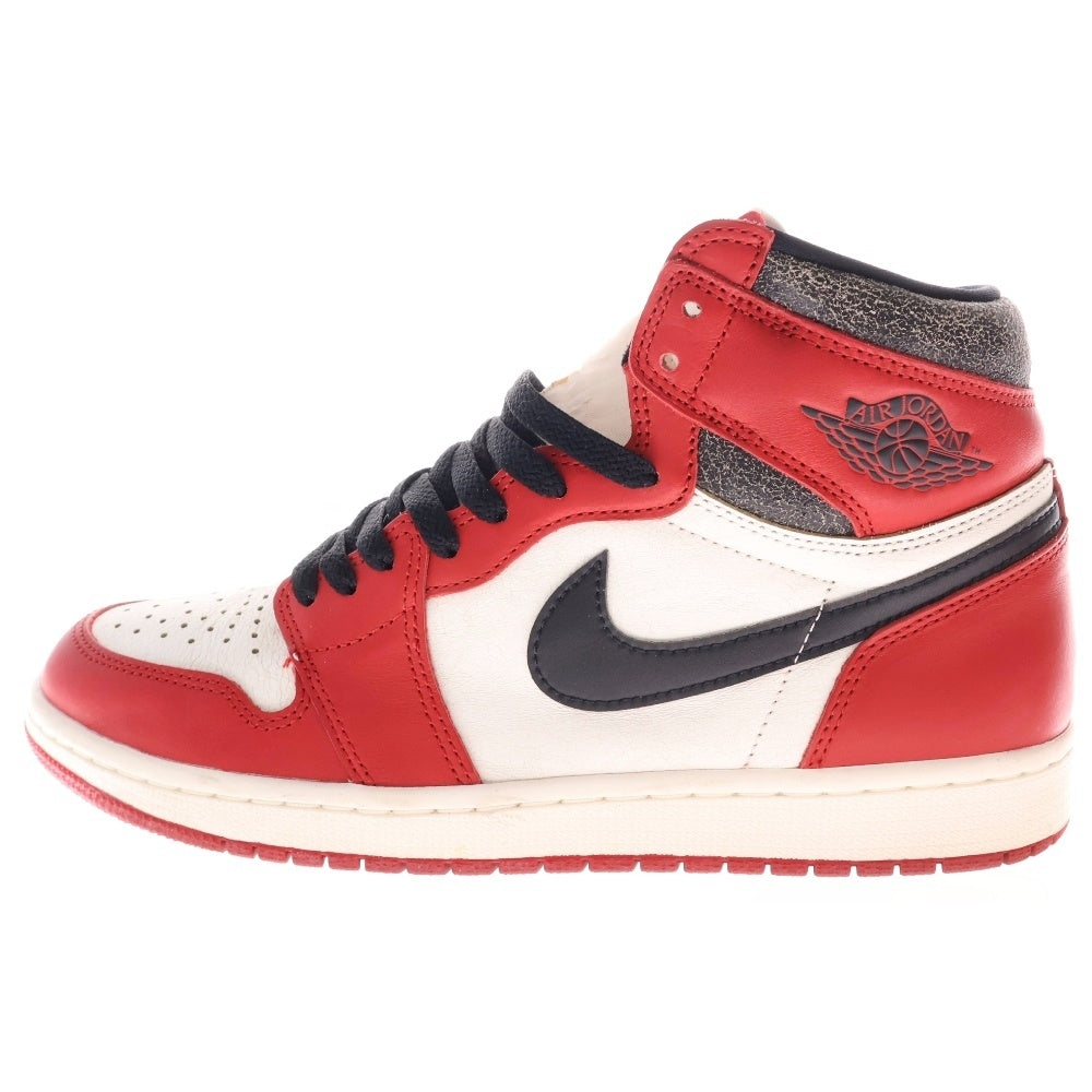 NIKE(ナイキ) AIR JORDAN 1 LOST&FOUND DZ5485-612 エアジョーダン1 ロスト&ファウンド ハイカットスニーカー ホワイト/レッド US10/28cm