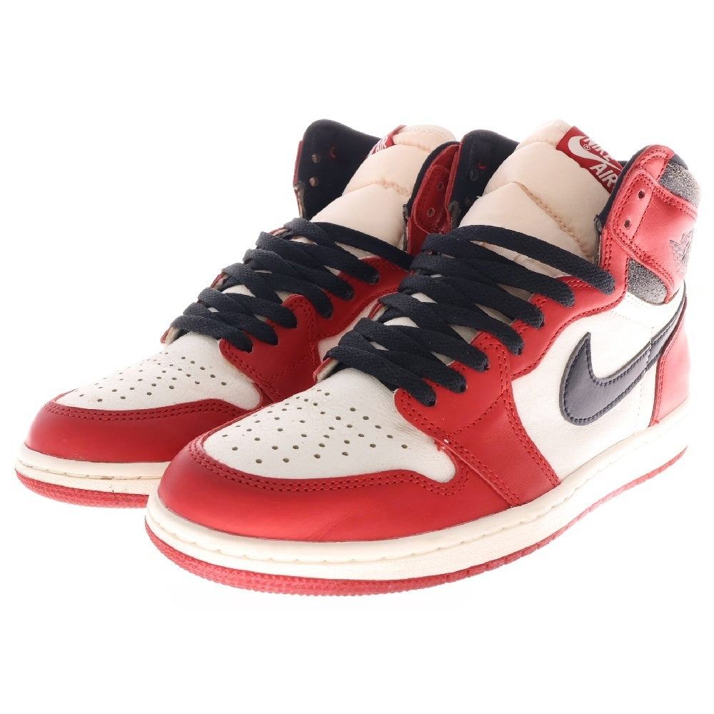 NIKE(ナイキ) AIR JORDAN 1 LOST&FOUND DZ5485-612 エアジョーダン1 ロスト&ファウンド ハイカットスニーカー ホワイト/レッド US10/28cm