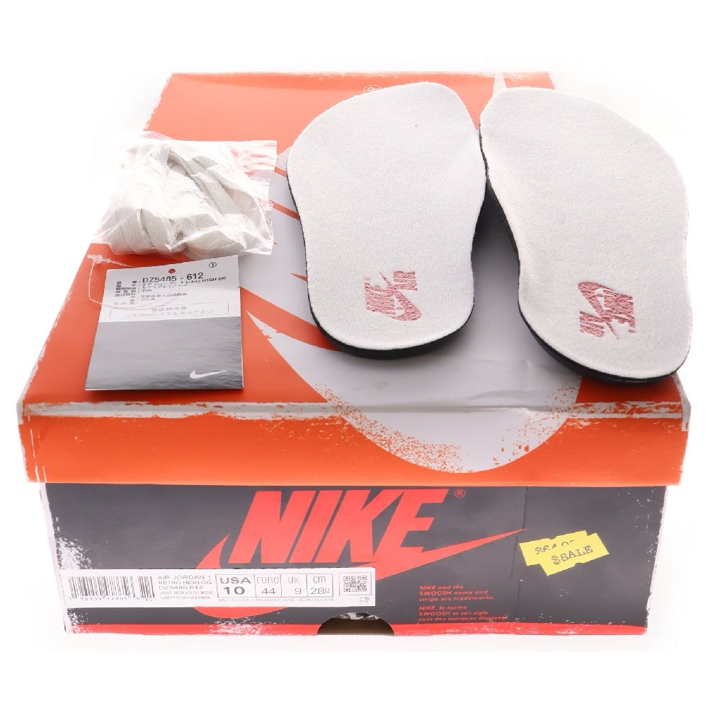 NIKE(ナイキ) AIR JORDAN 1 LOST&FOUND DZ5485-612 エアジョーダン1 ロスト&ファウンド ハイカットスニーカー ホワイト/レッド US10/28cm