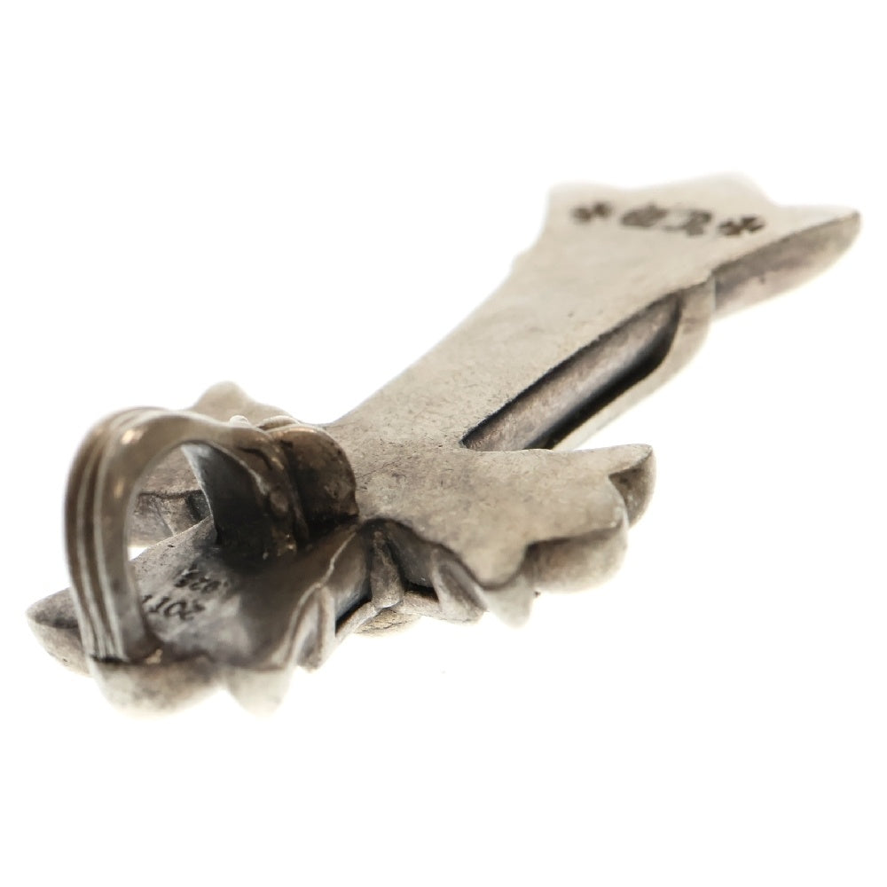 CHROME HEARTS(クロムハーツ) DBL CH CRS SML スモール ダブルCHクロスペンダントトップ シルバー BCA247