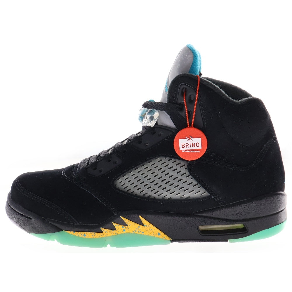 NIKE(ナイキ) Air Jordan 5 Aqua DD0587 047 エアジョーダン5アクア ミッドカットスニーカー ブラック US9.5/27.5cm