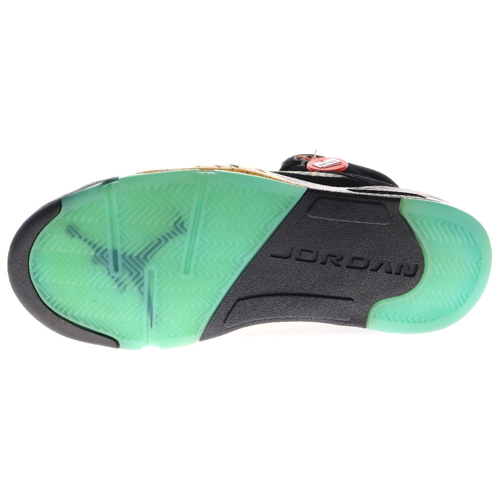 NIKE(ナイキ) Air Jordan 5 Aqua DD0587 047 エアジョーダン5アクア ミッドカットスニーカー ブラック US9.5/27.5cm