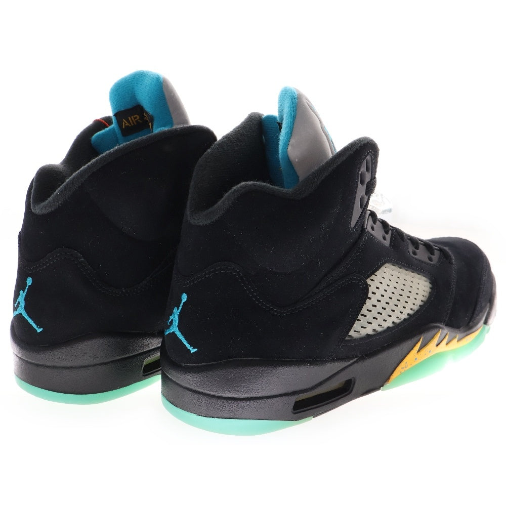 NIKE(ナイキ) Air Jordan 5 Aqua DD0587 047 エアジョーダン5アクア ミッドカットスニーカー ブラック US9.5/27.5cm