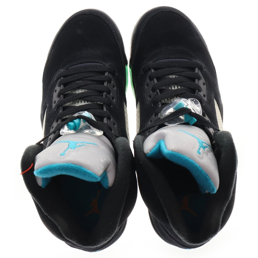 NIKE(ナイキ) Air Jordan 5 Aqua DD0587 047 エアジョーダン5アクア ミッドカットスニーカー ブラック US9.5/27.5cm