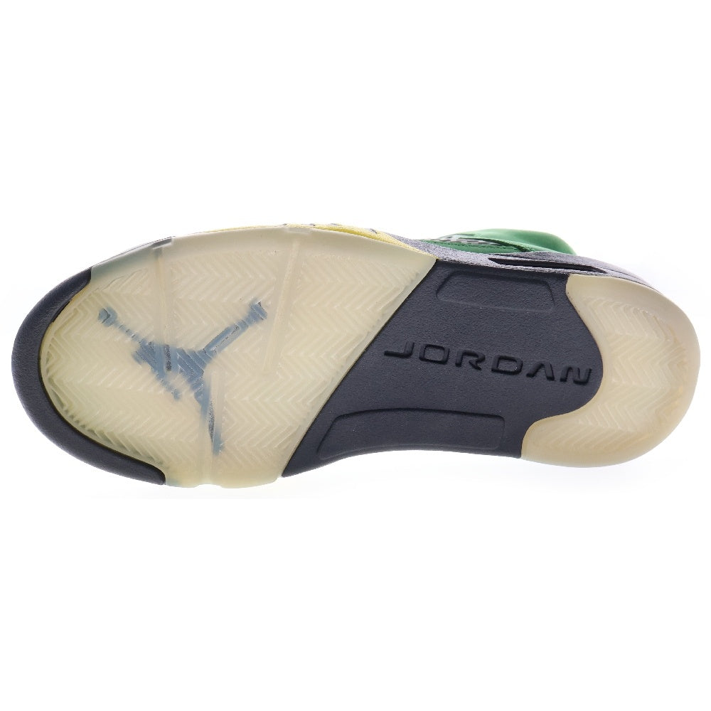NIKE(ナイキ) Air Jordan 5 Oregon Ducks CK6631-307 エアジョーダン5 オレゴンダックス ミッドカットスニーカー グリーン US8/26cm