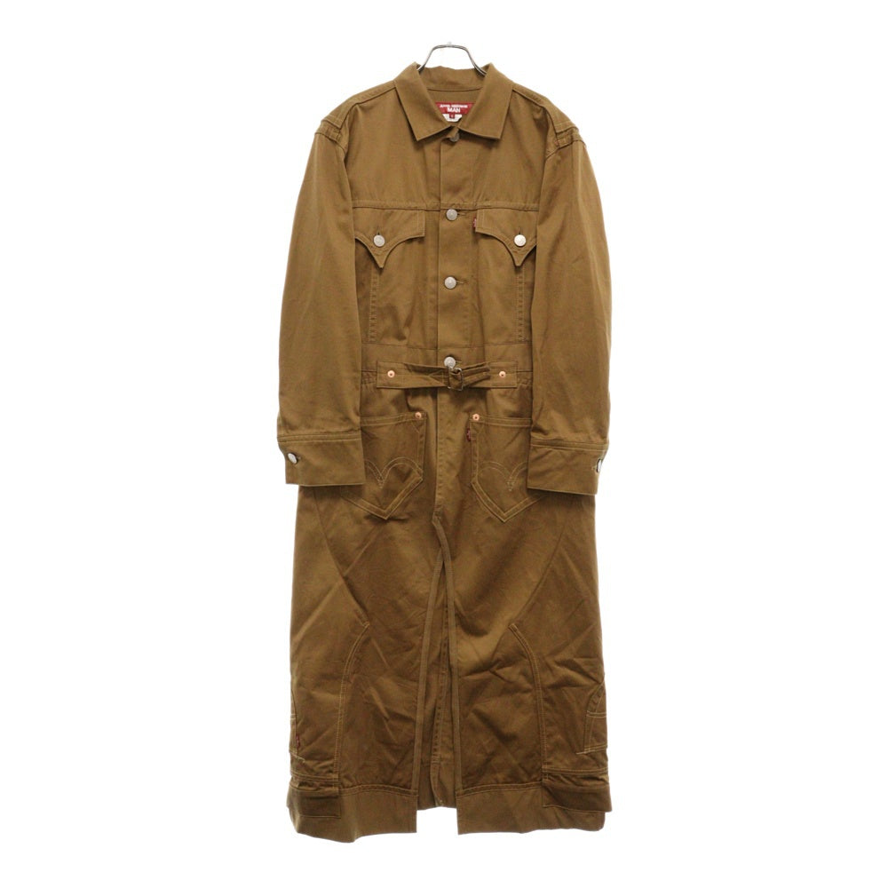 JUNYA WATANABE COMME des GARCONS(ジュンヤワタナベ コムデギャルソン) ×Levi's DECONSTRUCTION TWILL COAT ディコンストラクション ツイル コート ブラウン WN-C204