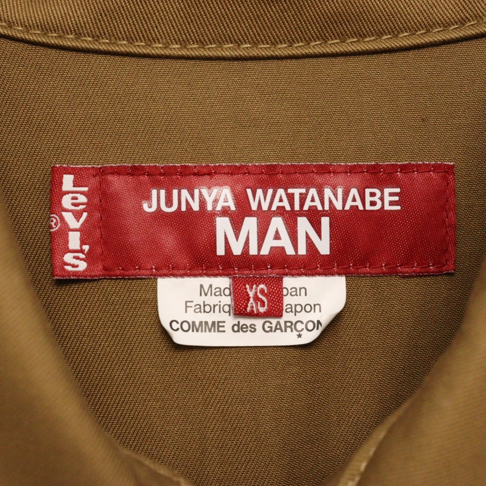 JUNYA WATANABE COMME des GARCONS(ジュンヤワタナベ コムデギャルソン) ×Levi's DECONSTRUCTION TWILL COAT ディコンストラクション ツイル コート ブラウン WN-C204