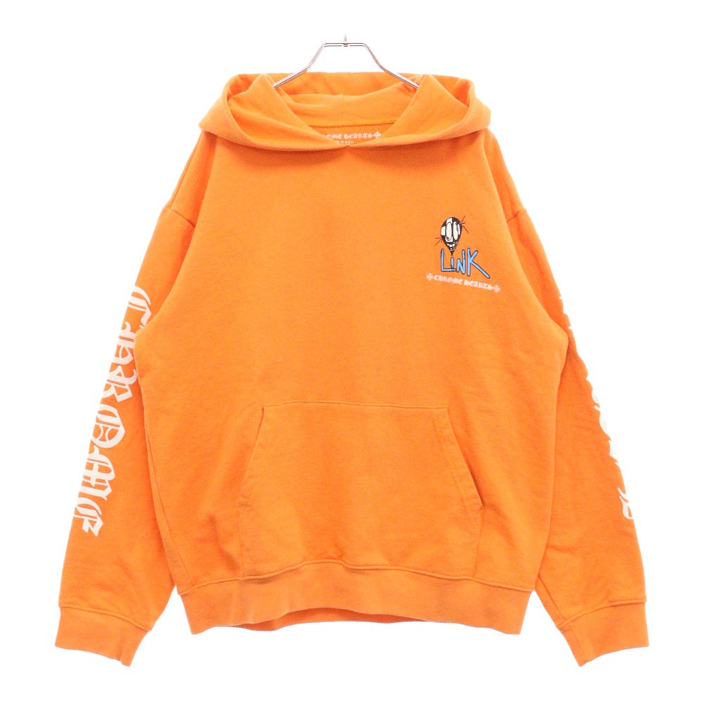 CHROME HEARTS(クロムハーツ) ×MATTY BOY PPO LINK BUILD PLVR マッティボーイ リンクビルド プリントスウェットプルオーバー オレンジ