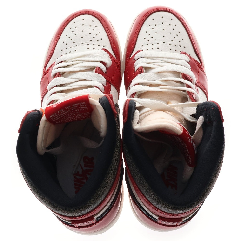 NIKE(ナイキ) AIR JORDAN 1 RETRO HIGH OG GS Chicago Lost & Found エアジョーダン1 シカゴ ロスト&ファウンド ハイカットスニーカー US3.5Y/22.5cm FD1437-612