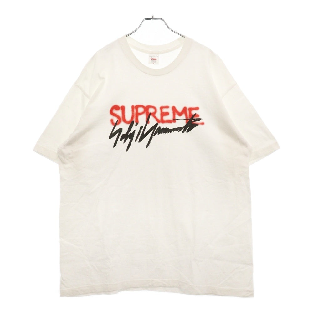 SUPREME(シュプリーム) 20AW ×Yohji Yamamoto Logo Tee ヨウジヤマモト ロゴ 半袖Tシャツ ホワイト