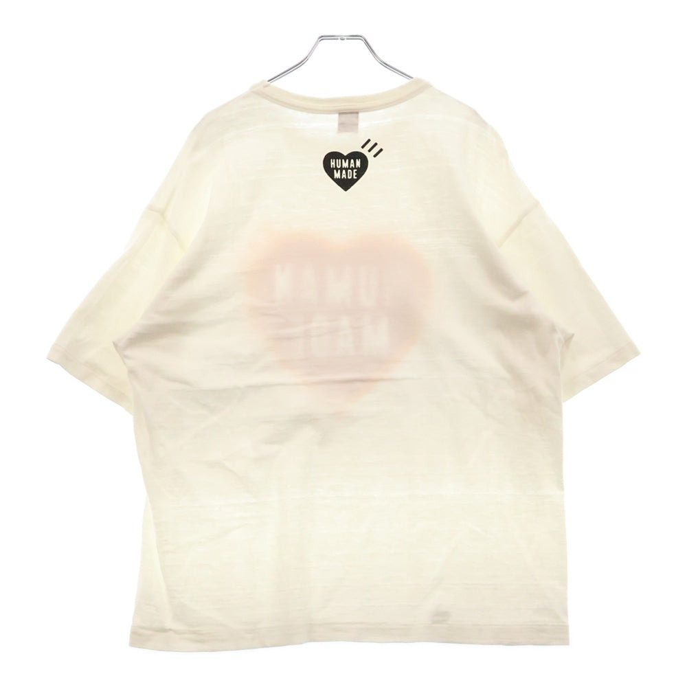 HUMAN MADE(ヒューマンメイド) Heart T-shir ハート 半袖Tシャツ カットソー ホワイト