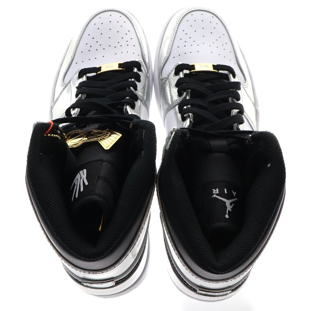 NIKE(ナイキ) AIR JORDAN 1 RETRO HI THINK 16 PASS THE TORCH AQ7476-016 エアジョーダン1 パスザトーチ ハイカットスニーカー シルバー/ホワイト US11.5/29.5cm