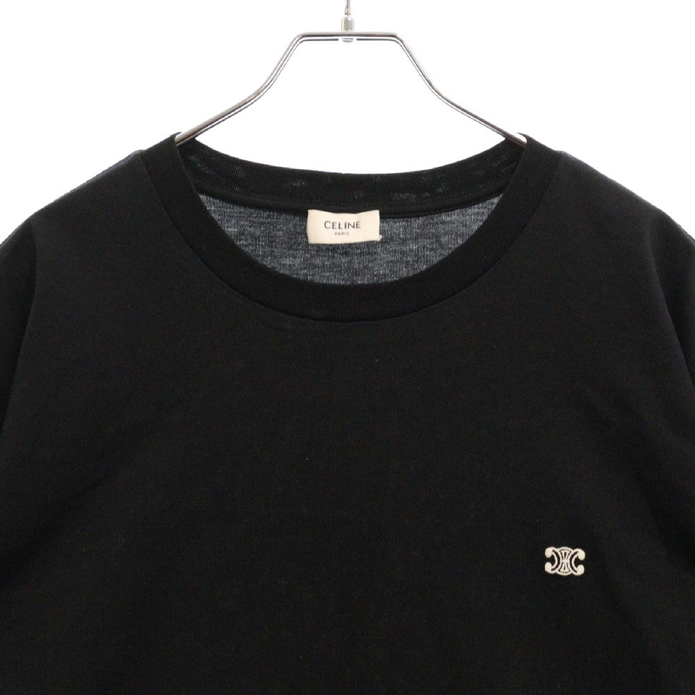 CELINE(セリーヌ) 24SS トリオンフルーズ 半袖Tシャツ カットソー ブラック 2X04I671Q