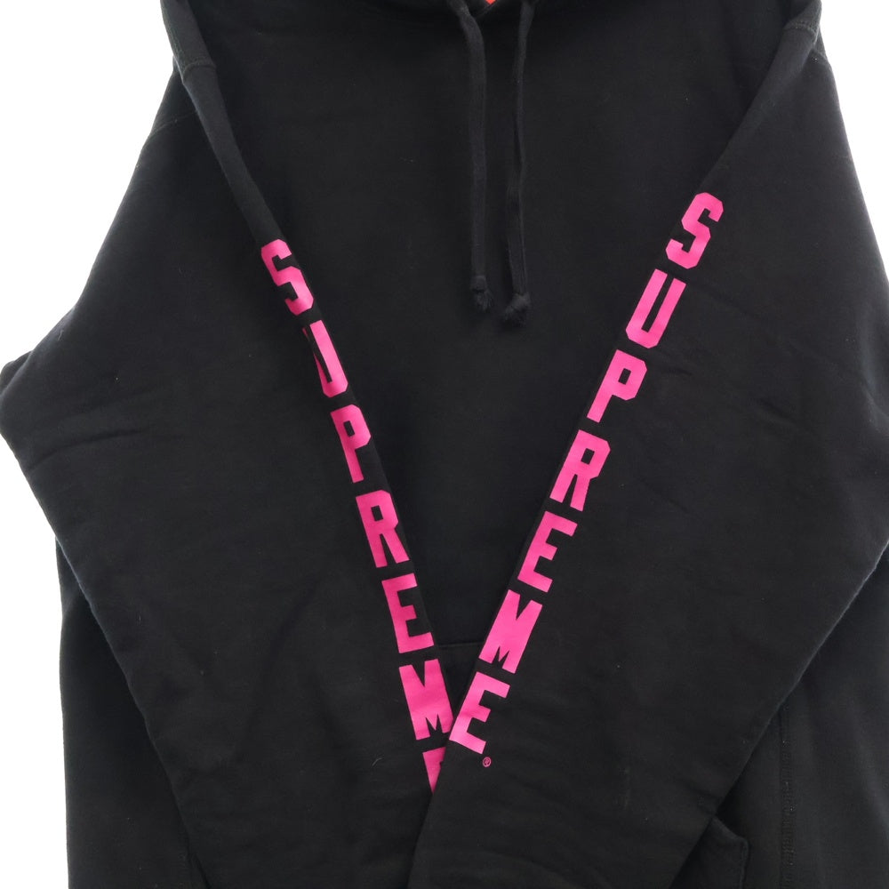 SUPREME(シュプリーム) 17SS ×THRASHER Boyfriend Hooded スラッシャー ボーイフレンド フーディー ブラック