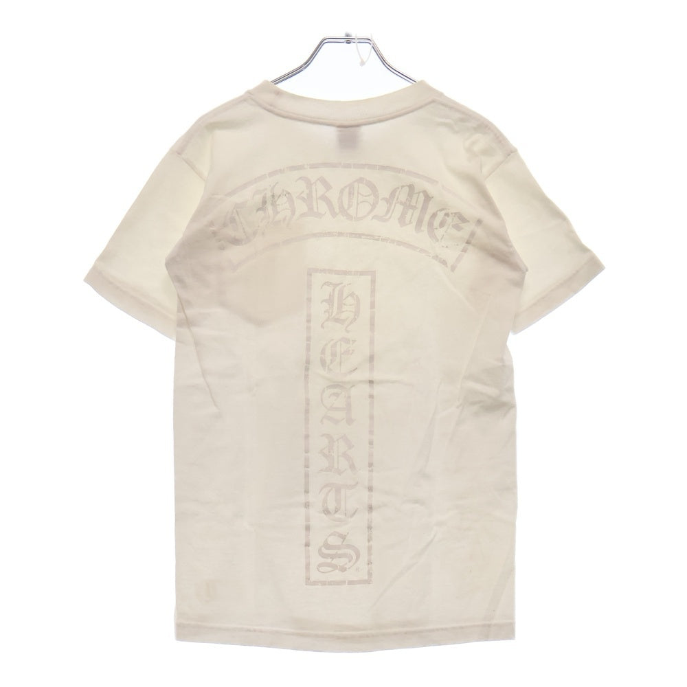 CHROME HEARTS(クロムハーツ) 5Pスター バックロゴプリント半袖Tシャツ ホワイト カットソー