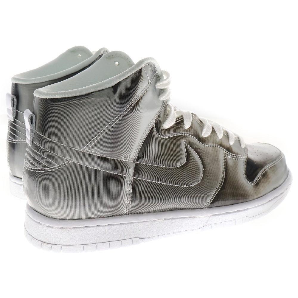 NIKE(ナイキ) ×CLOT DUNK HIGH SILVER FLIX クロット ダンク シルバーフラックス ハイカットスニーカー シルバー US8.5/26.5cm DH4444-900