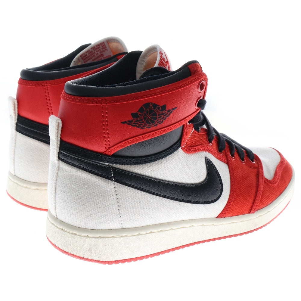 NIKE(ナイキ) AIR JORDAN 1 KO HIGH CHICAGO DA9089-100 エアジョーダン1 ケーオー シカゴ ハイカットスニーカー レッド/ホワイト US7/25cm