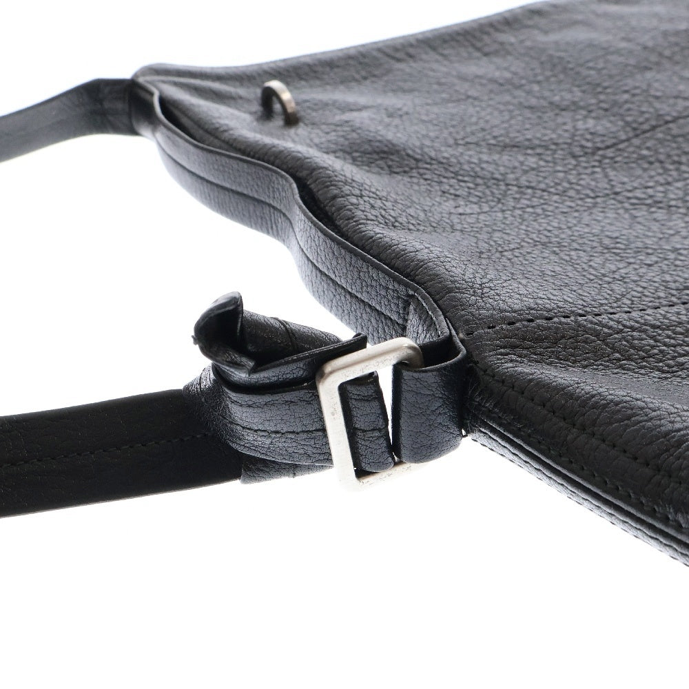 Rick Owens(リックオウエンス) BUCKET BAG シボ革バケットバッグ ブラック ※オーダー品