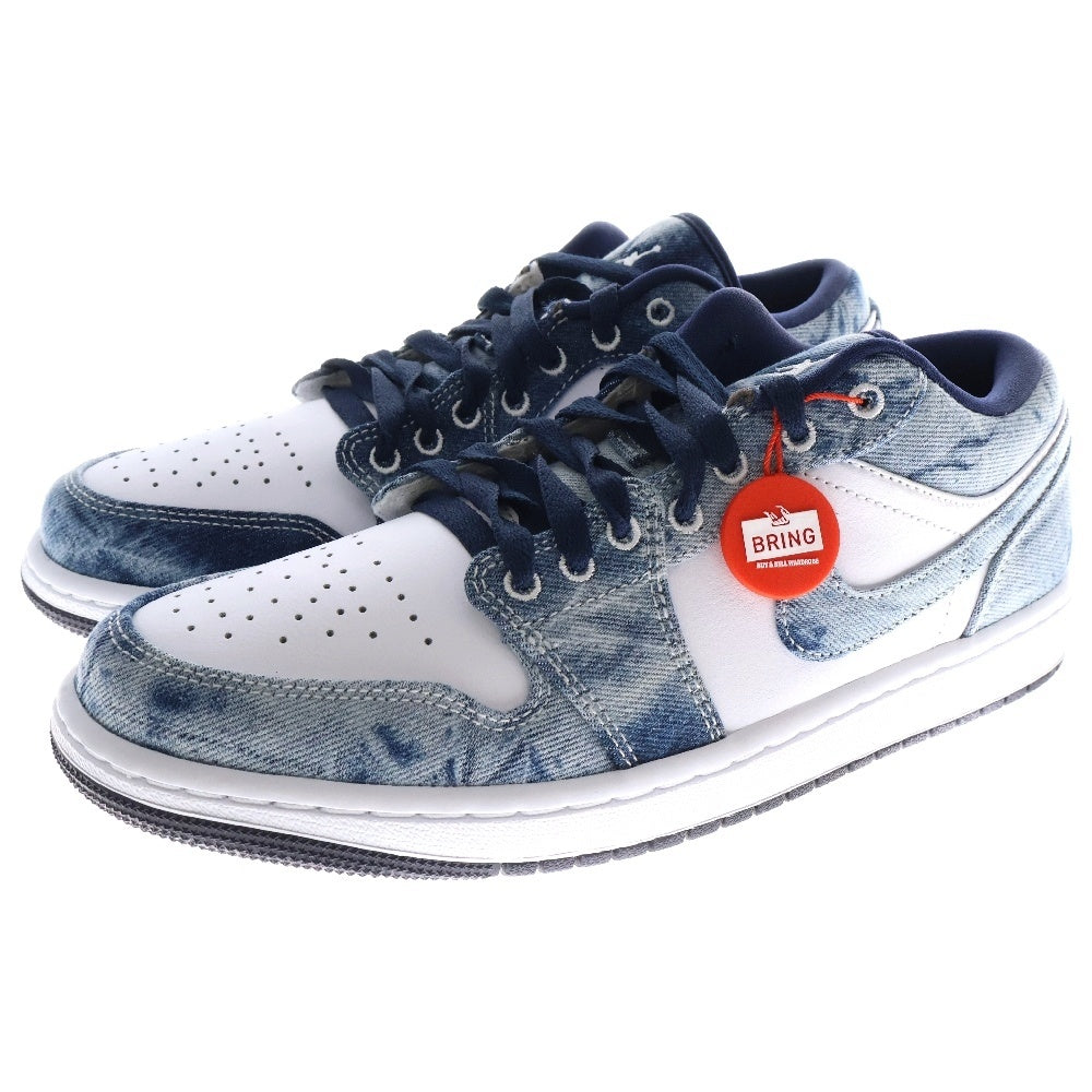 NIKE(ナイキ) AIR JORDAN 1 LOW WASHED DENIM CZ8455-100 エアジョーダン 1 ローカットスニーカー ブルー US9/27cm
