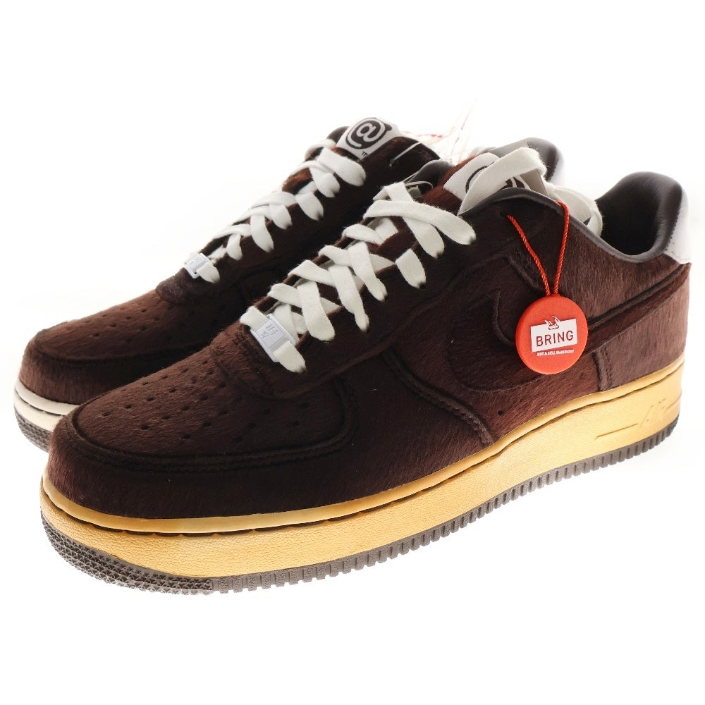 NIKE(ナイキ) 【観賞用 2011年製】AIR FORCE 1 LOW PRM TZ BE@RBRICK Brown 512518-220 エアフォース1 プレミアム ベアブリック ローカットスニーカー ブラウン US10/28cm