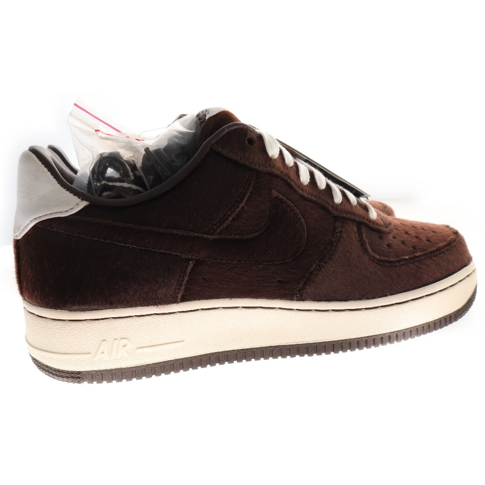 NIKE(ナイキ) 【観賞用 2011年製】AIR FORCE 1 LOW PRM TZ BE@RBRICK Brown 512518-220 エアフォース1 プレミアム ベアブリック ローカットスニーカー ブラウン US10/28cm