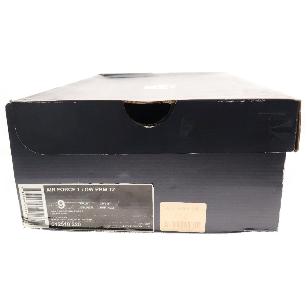 NIKE(ナイキ) 【観賞用 2011年製】AIR FORCE 1 LOW PRM TZ BE@RBRICK Brown 512518-220 エアフォース1 プレミアム ベアブリック ローカットスニーカー ブラウン US10/28cm