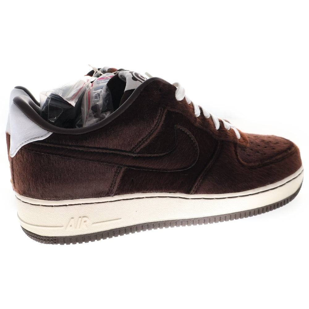 NIKE(ナイキ) 【観賞用 2011年製】AIR FORCE 1 LOW PRM TZ BE@RBRICK Brown 512518-220 エアフォース1 プレミアム ベアブリック ローカットスニーカー ブラウン US9/27cm